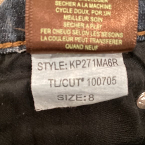 Kut from the Kloth Women's Dark Blue Boyfriend Jeans 8 - Picture 11 of 11